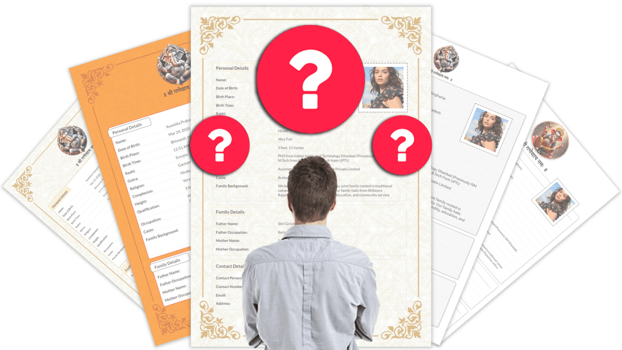 Frequently Asked Questions Image | Create Shaadi Biodata FAQs