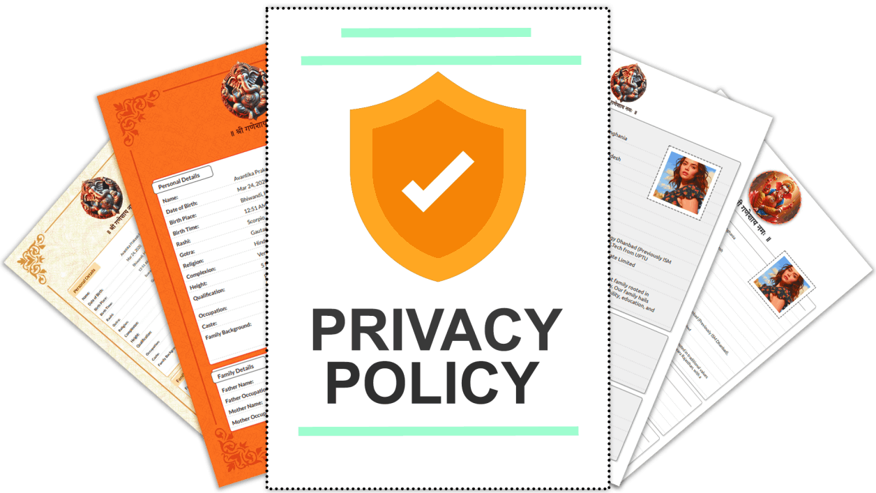 Privacy Policy Image | Create Shaadi Biodata Privacy Policy