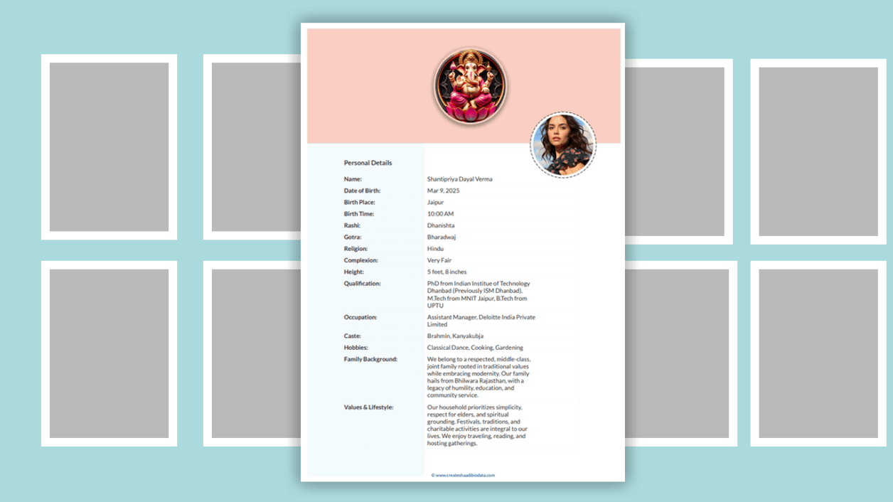 Privacy Policy Image | Create Shaadi Biodata Privacy Policy