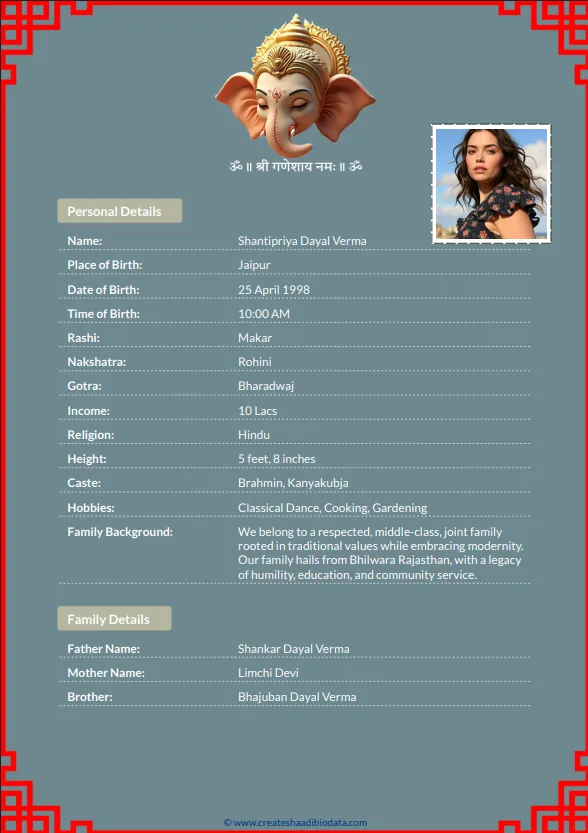 Red Grey White Ganesh